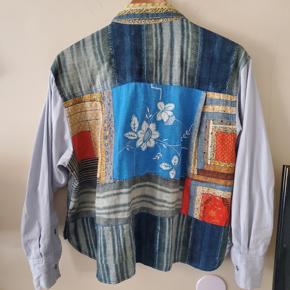 Colorful Patchwork Shirt - image 6